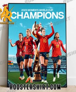 SPAIN ARE WOMEN’S WORLD CUP CHAMPIONS FOR THE FIRST TIME EVER POSTER CANVAS