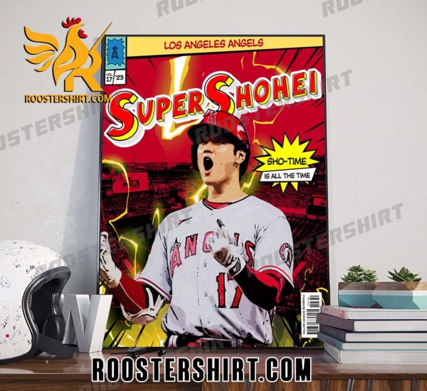 Super Shohei Ohtani Sho-time Is All The Time Poster Canvas