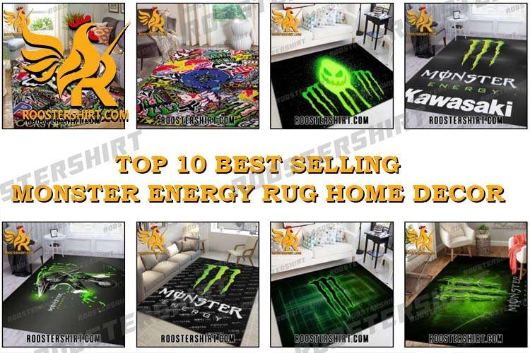 TOP 10 Best Selling Monster Energy Rug Home Decor