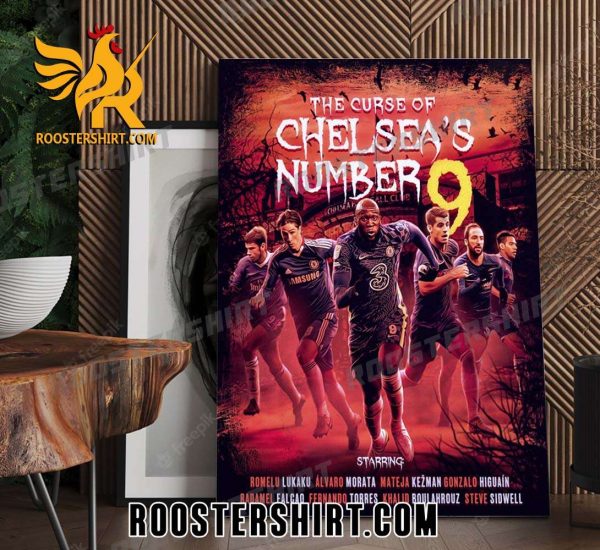 The Curse Of Chelseas Number 9 Nicolas Jackson Number 15 Poster Canvas