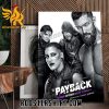 The Jungment Day Payback WWE Poster Canvas