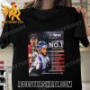 The TOP 100 Player Of 2023 NFL Last 10 NFL 100 No1 Ranker Player T-Shirt