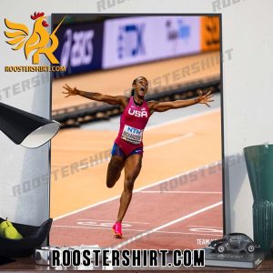 The moment Sha’Carri Richardson became the fastest woman in the world Poster Canvas