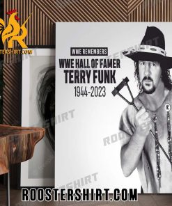 WWE Hall of Famer Terry Funk has passed away at the age of 79 Poster Canvas