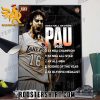Welcome To Hall Of Fame Pau Gasol 2023 Poster Canvas