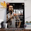 Welcome To Hall Of Fame Tony Parker 2023 Poster Canvas