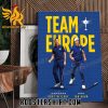 Welcome back to the team Europe Rory McIlroy And Jon Rahm Poster Canvas