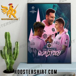 Welcome to the 2024 Concacaf Champions Cup Inter Miami CF Poster Canvas