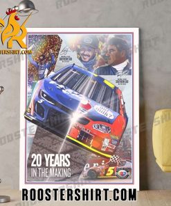 20 Years In The Making Nascar 75 Poster Canvas