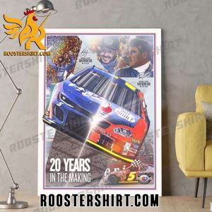 20 Years In The Making Nascar 75 Poster Canvas