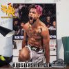 2023 Champions Morgan Charriere Beat ManoloZecchini At UFC Paris Poster Canvas