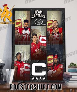 2023 San Francisco 49ers Team Captains Poster Canvas