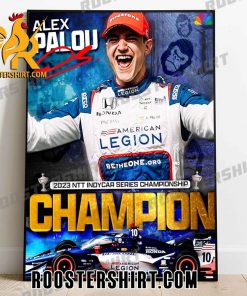 Alex Palou Montalbo Indycar Championship 2023 Poster Canvas