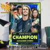 Alexander Zverev Champions Chengdu Open 2023 Championship Poster Canvas