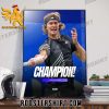 Alexander Zverev claims the Chengdu Open title, as he defeats Roman Safiullin in three sets Poster Canvas