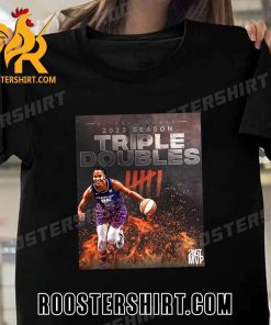 Alyssa Thomas 2023 Season Triple Doubles T-Shirt