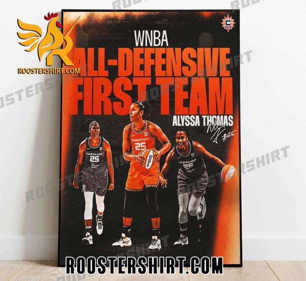 Alyssa Thomas 2023 WNBA All Defensive First Team Poster Canvas