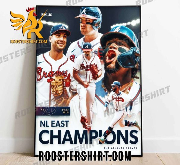 Atlanta Braves Are NL East Champions For 6th Straight Season Poster Canvas