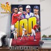 Atlanta Braves Have Reached The 100 Wins Mark For The Second Poster Canvas