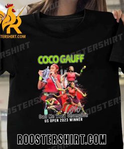 BUY NOW 2023 Us Open Coco Gauff Call Me Champion Signature Classic T-Shirt