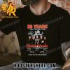 BUY NOW 29 Years 1944-2023 Smash Mouth Thank You For The Memories Signatures Classic T-Shirt