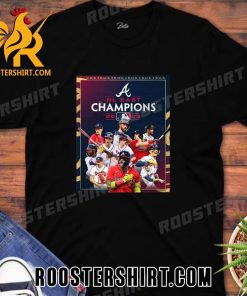 Back 2 Back Atlanta Braves Wins 2023 NL East Champions T-Shirt
