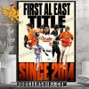 Baltimore Orioles First AL East Title Since 2014 Poster Canvas
