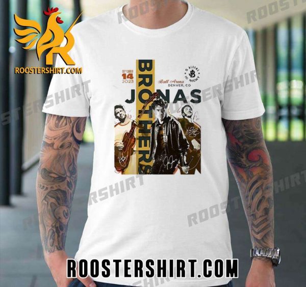 Buy Now Jonas Brothers Ball Arena Denver, CO Classic T-Shirt