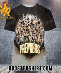 COLLINGWOOD WIN A THRILLING 2023 TOYOTA AFL GRAND FINAL 3D ALL OVER PRINTING SHIRT