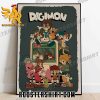 Character Digimon Cartoon Poster Canvas