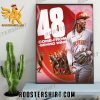 Cincinnati Reds 48 Come From Behind Wins Poster Canvas