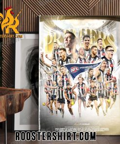 Collingwood AFL Premiers 2023 Make It Legendary Poster Canvas