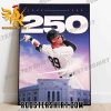 Congrats Aaron Judge 250 Home Runs New York Yankees Poster Canvas