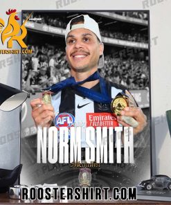 Congrats Bobby Hill is the Fourth Norm Smith Medallist in Collingwood history Poster Canvas