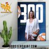 Congrats Cheryl Reeve Coach In WNBA History To Hit 300 Wins Poster Canvas