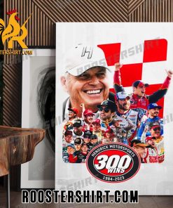 Congrats Hendrick Motorsports 300 Wins 1984-2023 Poster Canvas