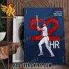 Congrats Matt Olson 52 Hr Atlanta Braves MLB Poster Canvas