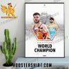 Congrats Zain Retherford World Champion 2023 Poster Canvas