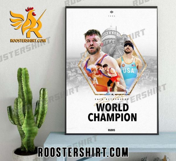 Congrats Zain Retherford World Champion 2023 Poster Canvas