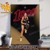 Congratulations A’ja Wilson 1000 Points In A Single Season Poster Canvas