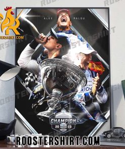 Congratulations Alex Palou Champions 2023 NTT Indycar Series Championship Poster Canvas