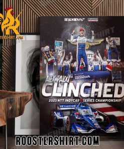 Congratulations Alex Palou Clinched 2023 NTT Indycar Series Championship Poster Canvas