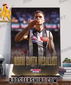 Congratulations Bobby Hill Wins The Norm Smith Medallist Signature Poster Canvas