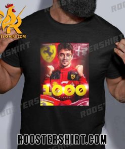 Congratulations Charles Leclerc 1000 Points Scored In Career Japanese GP 2023 T-Shirt