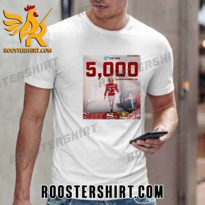 Congratulations Christian McCaffrey 5000 Career Rushing YDS T-Shirt