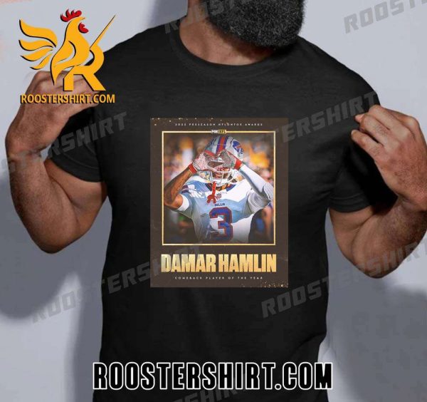 Congratulations Damar Hamlin Comeback Player Of The Year 2023 T-Shirt