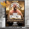 Congratulations Eddie Kingston World Champion Roh World And NJPW Strong Openweight Champion 2023 Poster Canvas