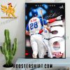Congratulations Matt Olson 50 Home Runs Signature Poster Canvas