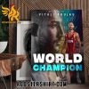 Congratulations Vitali Arujau World Champion 2023 61kg Freestyle Poster Canvas