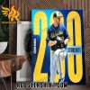 Corbin Burnes 200 Strikeouts Milwaukee Brewers Poster Canvas
